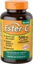 Ester-C American Health met Citrus Bioflavonoïden Vegetarische Tablets, 24-uurs Immune Support, Zacht op maag, Niet-Acidic Vitamine C, Non-GMO, Gluten-Free, Veganistisch, 112 Servers, 500 mg, 225 Tel.