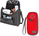 VS GEAR Vernevelaar Carrying Case + geïsoleerde Astma Inhaler Case (Rode) - Bundel