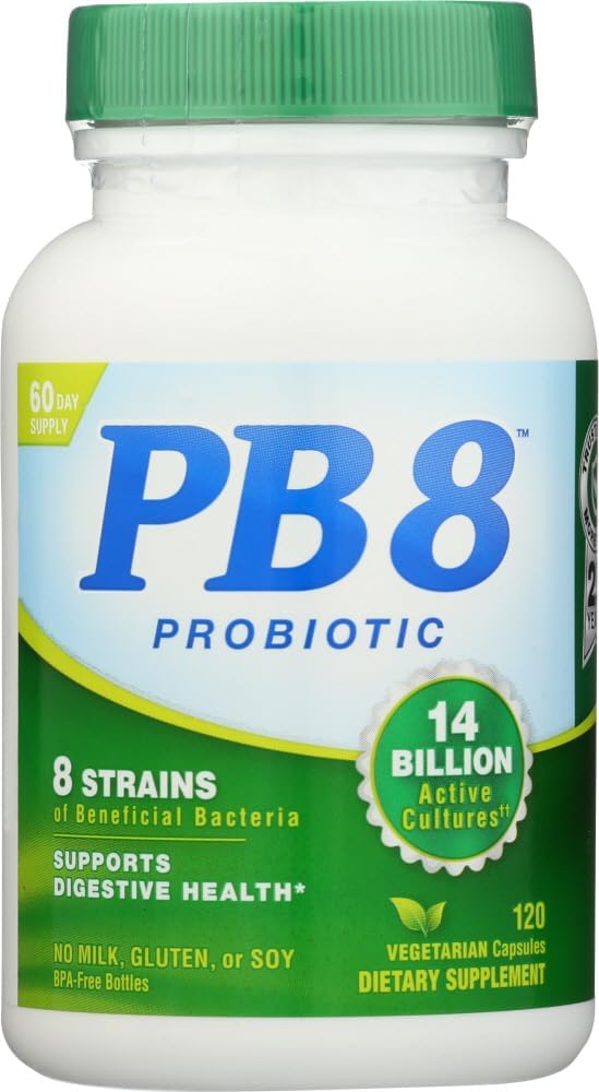 Nu Pb 8 Pro-biotische Acidophilus tabletten, vegetarisch, 120-telling fles