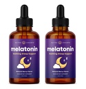 NutraChamps Liquid Melatonine Drops, 480 Servings, Sugar Free Kids Melatonine Liquid Sleep Aid Supplement, Vegan & Non-GMO, Natural Berry Flavor, Melatonine 1 mg Drops