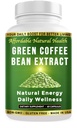 Heaven's Gate Green Coffee Bean Extract, 100% Pure Green Coffee Bean Capsules, 50% Chlorogenic Acid, 10.000 mg, 60 Capsules, 2 maanden Supply, Non-GMO en Glutenvrije, traditionele kruidensupplement