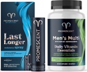 Promescent Desensitising Delay Spray voor mannen klinisch bewezen om u te helpen Last Langer in Bed + Multivitamine voor mannen, Vitamine B12, Vitamine C, Vitamine D3, KSM-66 Ashwagandha, Quality Heren Multivitaminen