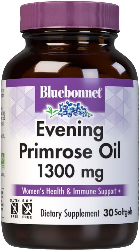 BlueBonnet Evening Primrose Oil Softgels, 1300 mg, 30 Tellen