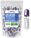 XPRS Nutra Maat 3 Lege capsules - 1000 Telle Lege Gelatine Capsules - Pillen DIY Capsule vullen - Pure Bovine Pill Gel Caps Vulbaar voor Do-It-Yourself Vitaminen en Supplementen (Parel Paars/Wit)
