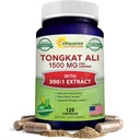 aSquared Nutrition Tongkat Ali 1500mg - 120 Capsules - Longjack (Eurycoma Longifolia) Extract Supplement & Long Jack Root Powder Pillen - Tongkat Ali voor mannen en vrouwen