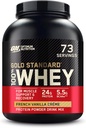 Optimale voeding Gold Standard 100% Wei Proteïne Poeder, Franse Vanille Creme, 5 pond (Verpakking mei Vary)