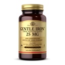 Solgar Gentle Iron (Iron Bisglycinaat) 25 mg - 180 plantaardige capsules - Niet-constipatief, zacht op je maag - Niet-GMO, Glutenvrij - 180 porties