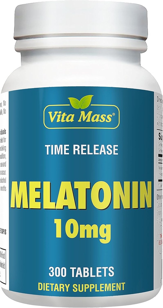 Melatonine 10 mg - TR Time Release - 300 tabletten - Maximale sterkte