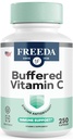 GRATISDA Vitamine C - Gebufferde vitamine C 500mg - Kosher - Krachtige antioxidant Immune Ondersteuning - Gevoelige Maag Vitaminen C Capsules Calcium Ascorbaat - Vitamine C 500 mg - VIT C Supplement (250 Tel.)