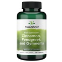Swanson Full Spectrum Cinnamon, Fenegriek & Gymnema 120 Capsules