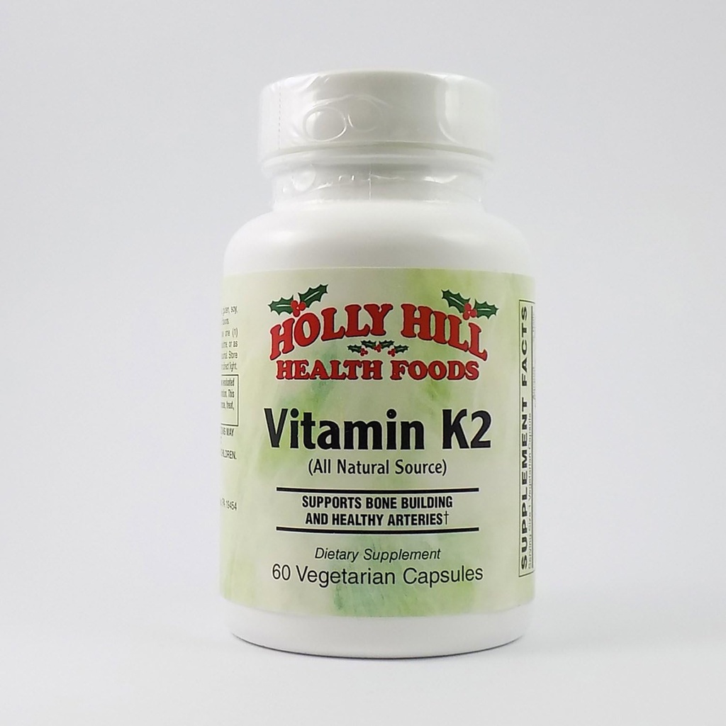 Holly Hill Health Foods, Vitamine K2, 60 Vegetarische Capsules