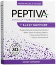 Peptiva 26 Miljard CFU Probiotische en slaapondersteuning - Klinisch gevalideerd Multistrain Probiotic - Lactobacillus and Bifidobacterium, Melatonine - 30 Tel.