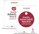 NANOWELL HeartOn Active CoQ10 Kaneka Ubiquinol 100 Plus Heart Health Supplement - 30 Softgels X 1 Box for 1 Month (30 Count)