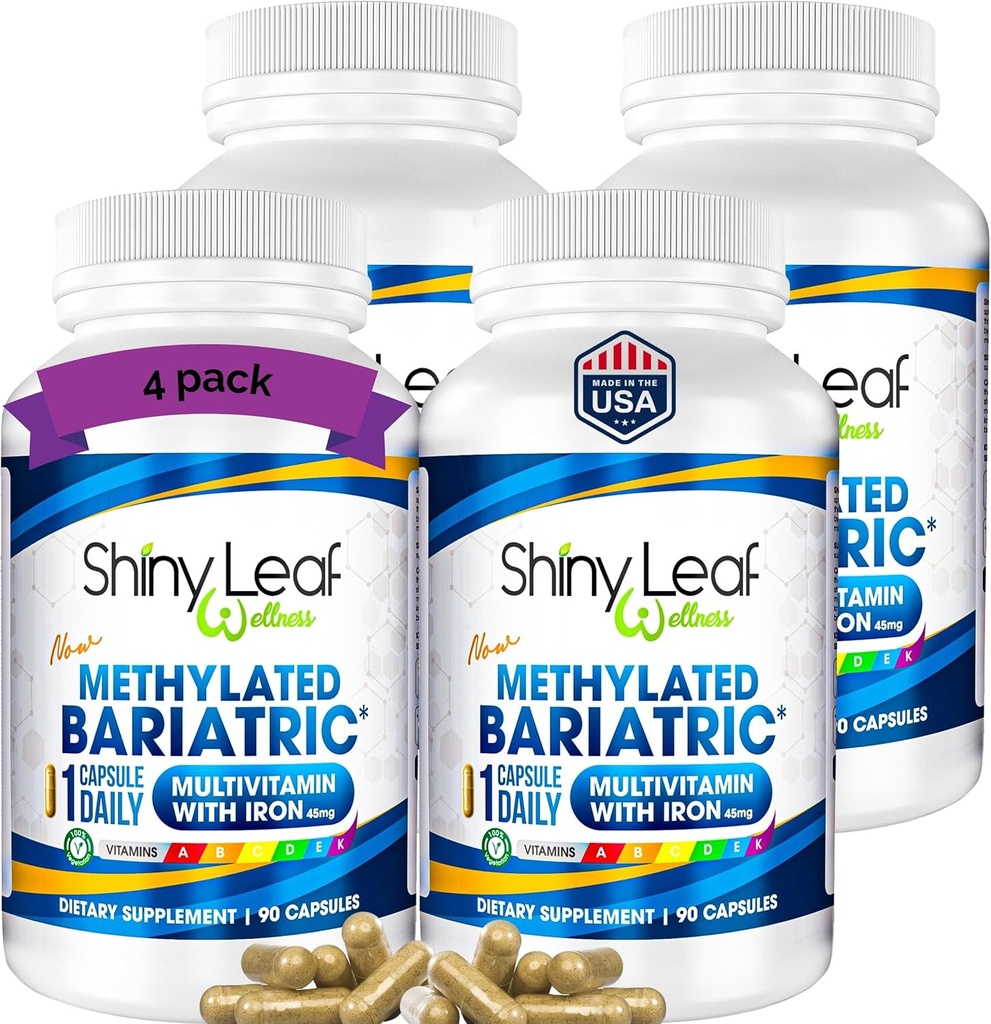 Shiny Leaf Methylated Bariatric Multivitamine with Iron 45mg 