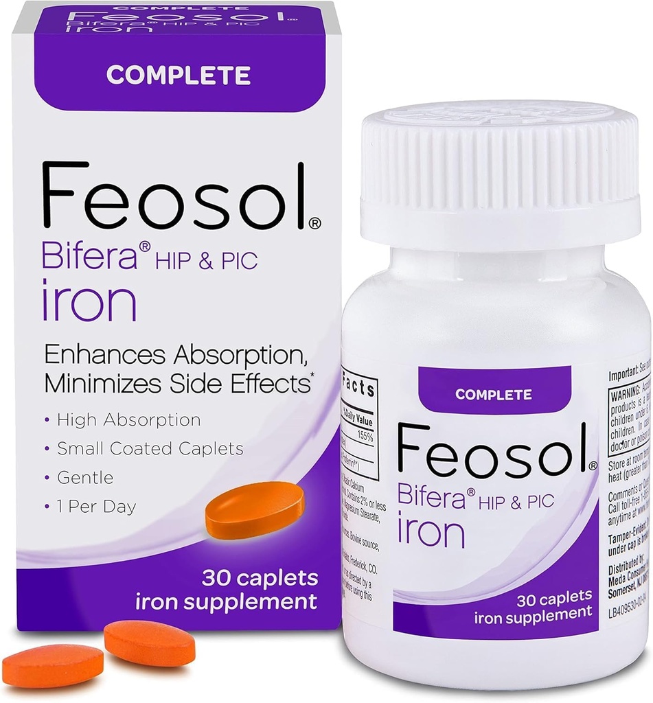 Feosol Bifera Iron Caplets Complete 30 ea (verpakking van 5)