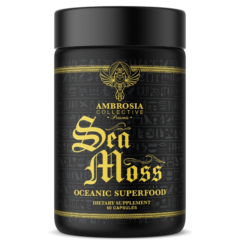 Ambrosia Irish Sea Moss Capsules Hoge dosis 500 mg/Serving 
