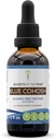 Geheimen van de Tribe Blue Cohosh Tinctuur Alcoholvrije Liquid Extract, Responsibly gekweekte Blue Cohosh (Caulophyllum Thalictroides) Gedroogde Wortel (2 FL OZ)