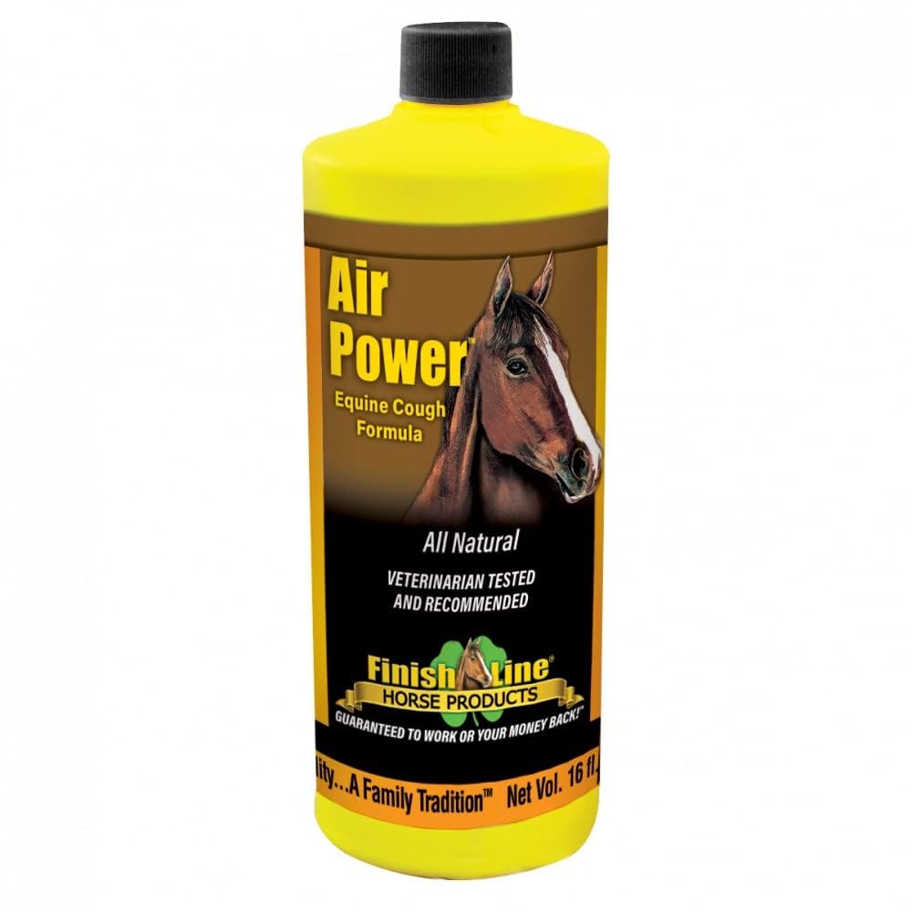 Line Air Power Equine Cough Formule, Grootte: 16 oz