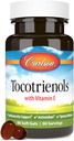 Carlson - Tocotrienolen, 40 mg, met natuurlijk-bron vitamine E, Gamma, Alpha, Delta, Beta, duurzaam gegenereerd, 90 Softgels