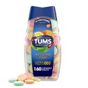 TUMS Ultra Strength Antacid Tablets voor Kauwbare Heartburn Relief en Acid Indigestie Relief, Assorted Fruit - 160 Tel.