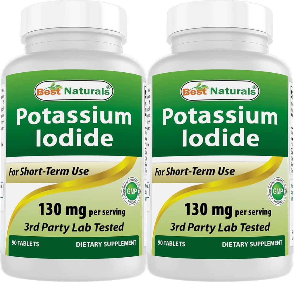 Best Naturals Kaliumjodide 130 mg per portie - Dieetsupplement, 90 tabletten (2)