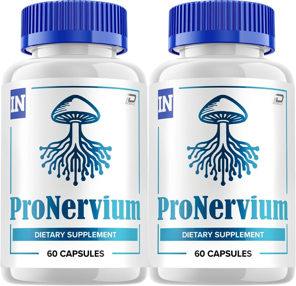 Pronervium Nerve Health Support Pillen, Pronervium Reviews, Pronervium Nootropic Advanced Formula, Pronervium All Natural Focus Supplement, Pronervium Brain Ondersteuning Beoordelingen (2 Pack - 120 Capsules)
