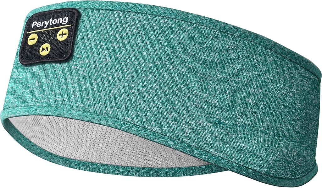 Perytong Slaapkoptelefoon, Bluetooth Sport Headband Hoofdtelefoon met Ultra-Thin HD Stereo Sprekers Perfect voor Slapen, Workout, Jogging, Yoga, Slaaploosheid, Air Travel, Meditatie