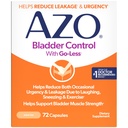 AZO Bladder Control met Go-Less Dagelijkse Supplement Helpt Verminderen Occasional Spoedeisendheid, lekkage als gevolg van lachen, niezen en oefening††† † 72 Capsules