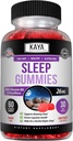 Kaya Naturals Melatonine Gummies (26mg) Health Supplement & Slaaphulp voor volwassenen, helpt u natuurlijk slapen, vitamine B6 Gummies - 60 Gummy Vitaminen voor vrouwen en mannen - 30-dagen aanbod