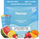 Nectar Energy Booster - Organic Cafeine, B12 & Electrolytes - Sugar Free & Zero Calorie, Gezonde koffie, Energie Drink & Soda Alternative .. Hydration & Energy Supplement (Variety 30 Powder Packets)