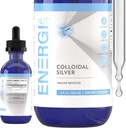 ENERGI Colloïdaal Silver Liquid, Immune Support Supplement, Immunity System Supplement voor volwassenen en kinderen, Colloïdaal Silver Drops of Spray, 8 Fl Oz Fles