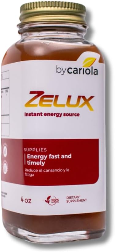 Zelux Supplement 4 oz Energiebron - Mannen Test Booster - Natuurlijke uithoudingsvermogen - Endurance - Energie Booster - Damiana, Tribulus Terrestri, Ginkgo Biloba, Maca