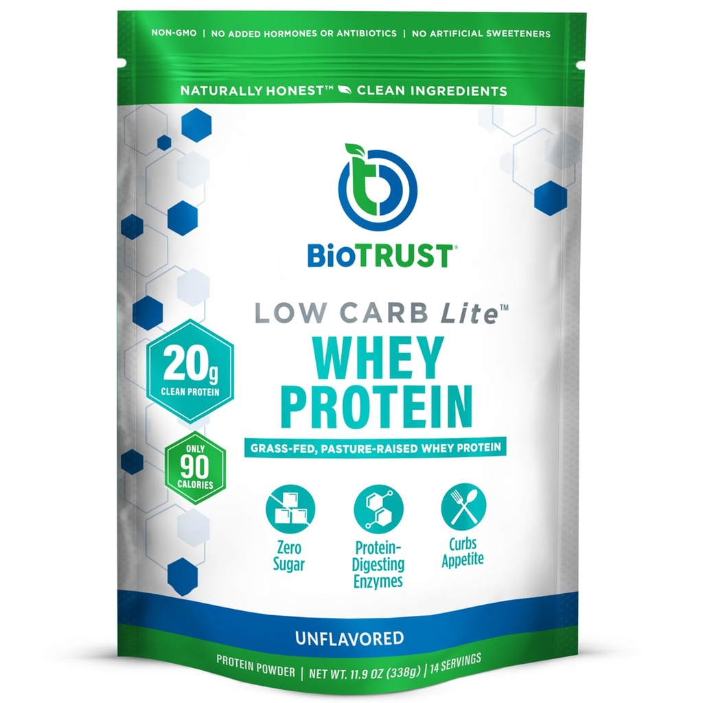 BioTrust Low Carb Lite, Low Calorie Protein Powder 