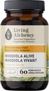 Rhodiola Rosea Supplement met Astragalus & Turmeric - Cognitive, Athletic Performance, & Adrenal Energy Support for Men & Women - Vegan, Non-GMO - Living Alchemie, 60 stuks
