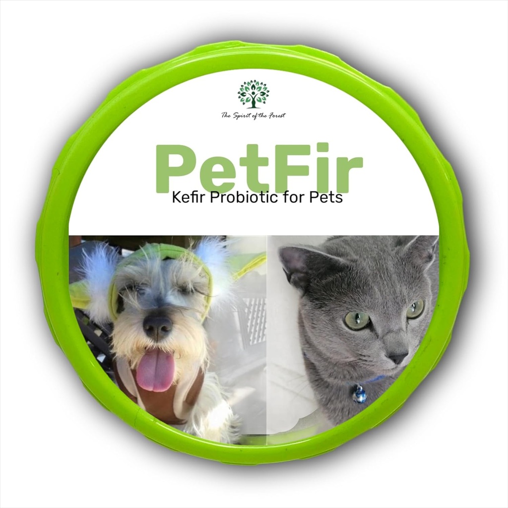 Petfir Pack Kefir voor honden en katten Supplement Huisdieren probiotische hond Geavanceerde probiotische formule voor hond (85 gr)
