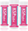 Alle natuurlijke hydratatie en niergezondheid supplement ter bestrijding van Calcium Oxalaat Crystal Formation, Zeer Berry-3 Pack