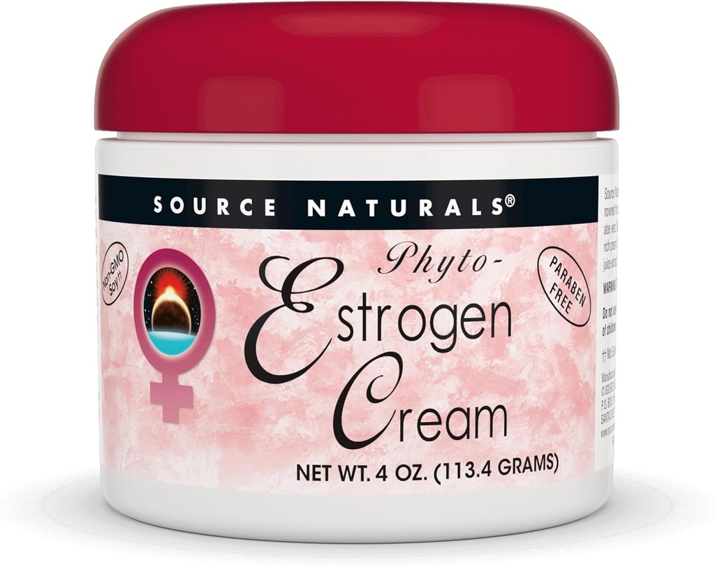 Bron Naturals Fyto-Estrogen Cream, Paraben-Free - 4 oz Cream