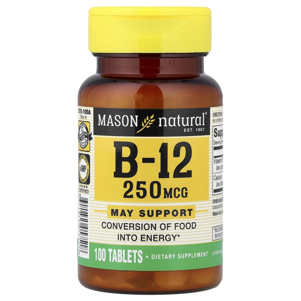 Mason Vitaminen Mason B 12 250mcg Tabletten