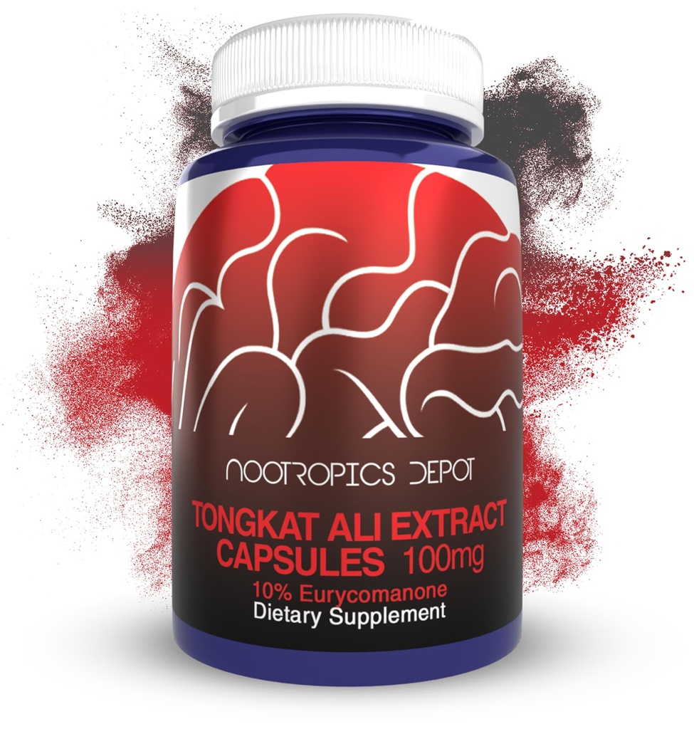 Nootropics Depot Tongkat Ali Extract Capsules 100mg 