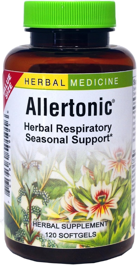 Kruiden Etc. Allertonic - Gezonde ademondersteuning - Herbal Blend to Aid Against Seasonal Discomfort - Lung & Respiratory Health Support with Stinging Nettle - 120 Softgels (120 Servings)