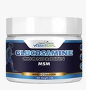 VITAMISAN Premium Biologische Glucosamine & Chondroitin Cream met MSM, Arnica, & Collageen