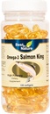 Omega-3 Zalm King Fish Oil 1000mg 100softgels - hoge Potency EPA/DHA. Omega-3 vetzuren