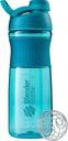 BlenderBattle SportMixer Shaker Bottle Perfect voor eiwitshakes en pre-workout, 28-Ounce, Teal