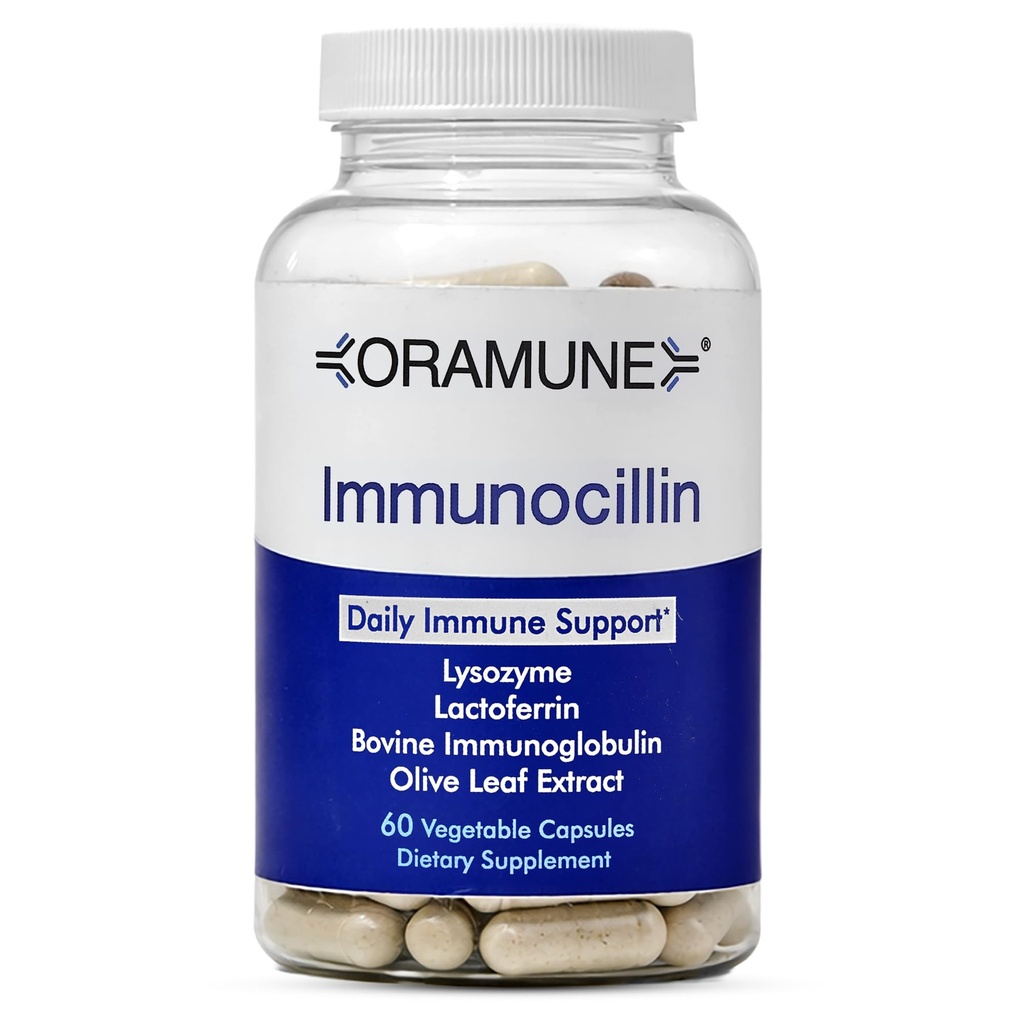 Ondersteuningssupplement met transferfactor en Pure Colostrum ImmunoCillin 
