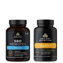 Oude Voeding SBO Probiotica Capsules, Ultimate, 60 Tel + Vitamine D Capsules, 90 Tellen