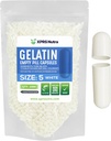 XPRS Nutra Maat 5 Lege Capsules - 1000 Tellen Zeer kleine Lege Gelatine Capsules - Pillen DIY Capsule vullen - Vulbare Pill Gel Caps voor Do-It-Yourself Vitamine Supplementen (White)