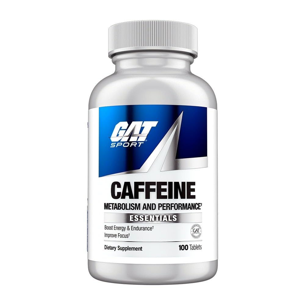GAT Sport Essentials Cafeïne Metabolisme en prestaties, 100 tabletten