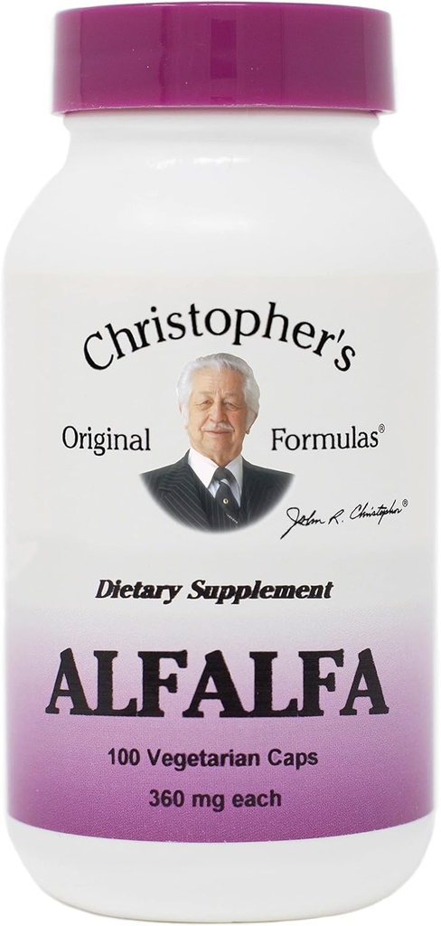 CHRISTOPHER'S ORIGINAL FORMULA Single Herb Alfalfa 100 VEGIC