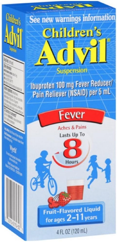 Advil, Kinderophanging, Fruit smaak, 4 Ounce