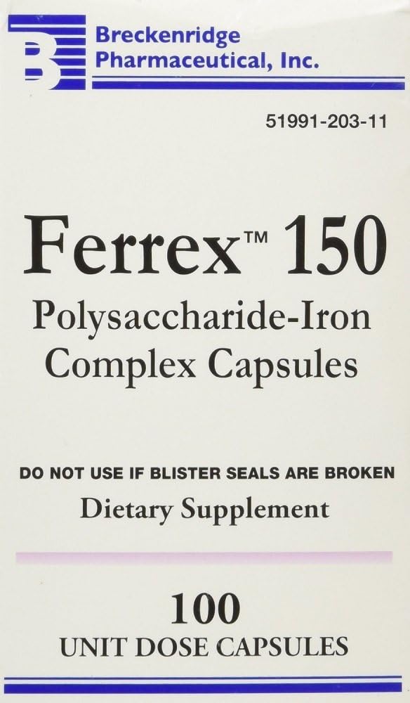 Ferrex 150 capsules, 100ct (3 verpakkingen)